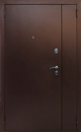 Двухлистовая металлическая дверь - 16-39