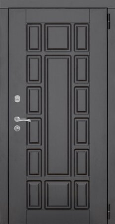 Двухлистовая металлическая дверь - 17-12