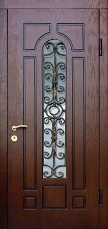 Двухлистовая металлическая дверь - 17-58