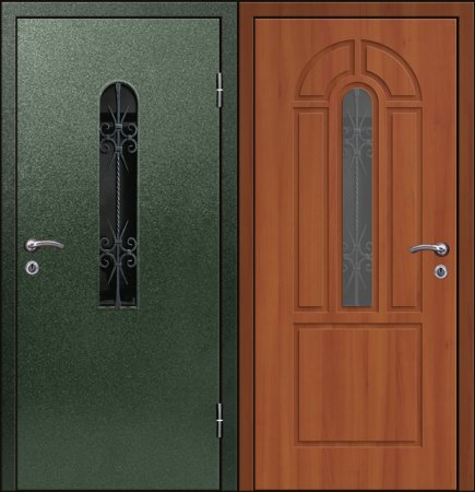 Входная металлическая дверь - СТР-004